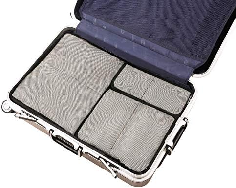 BAGAIL 6 Set cuburi de ambalare, 3 dimensiuni diferite organizatori de ambalare a bagajelor de călătorie