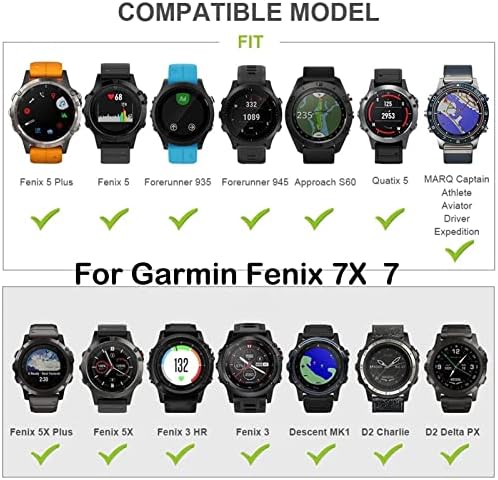 MODBAND Watchband curea pentru Garmin Fenix 7 7x 7S 6 6x Pro 5 5XPlus ceas din oțel inoxidabil cu eliberare rapidă EasyFit