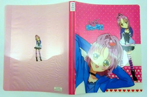Kawaii Manga fata 20 buzunare ușoare A4 afișare carte dosar