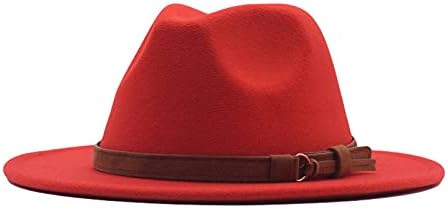 Panama Femei Pălărie Pălărie Largă Fedora Floppy Clasic Centura Cataramă Respirabil Mens Pălărie Lână Baseball Capace Baieti