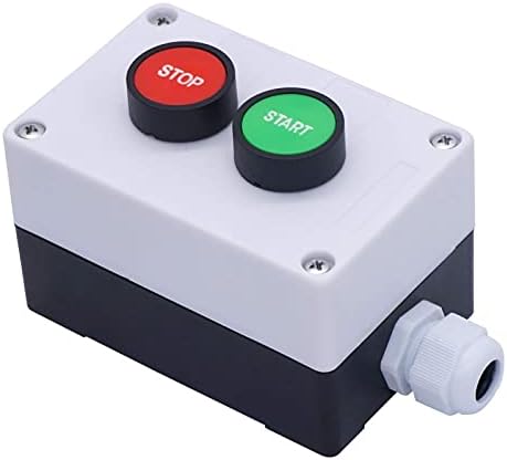 AXTI AC 660V 10A Momentan Start/Stop Red Green Sign Fără buton NC