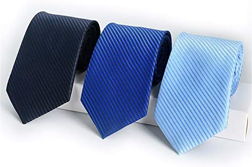 Andongnywell Mens clasic de afaceri cravată Jacquard mătase cravată cravată țesute cravate solide cravate pentru petrecere