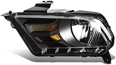 ADN automobilism OEM-HL-0047-L negru chihlimbar stil fabrică șofer faruri laterale înlocuire lampă pentru 10-14 Mustang