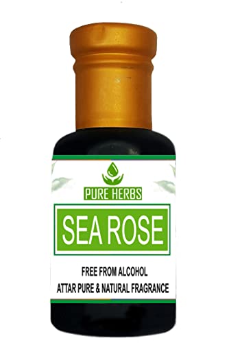 Ierburi Pure SEA ROSE ATTAR fără alcool pentru unisex, potrivit pentru ocazie ,petreceri și utilizări zilnice 25ml