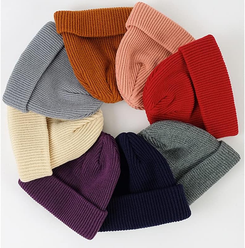TOPTIE iarna manseta Beanie tricot pălării pentru bărbați & amp; femei, cald & amp; moale săniuș Cap