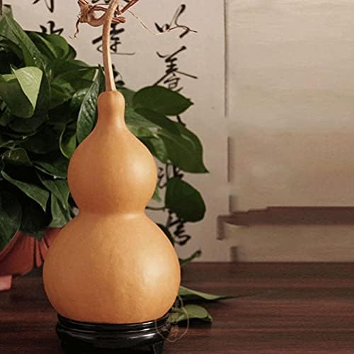 Zerodeko 2pcs Gourd natural, decor decorat de desktop decorativ, gaură uscată DIY Craft Reps Gourd Față de livrări Ornamente