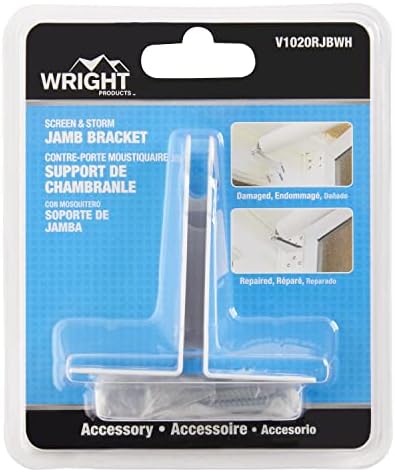 Wright Products V1020RJBWH, Repair JAMB Bracket, White