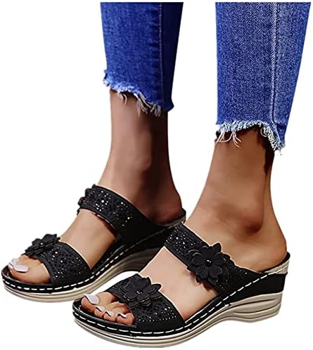Sandale pentru femei lausiuoe cu arc sprijin fasciită plantară confort orthotic flip -flops sandale ortopedice de vară