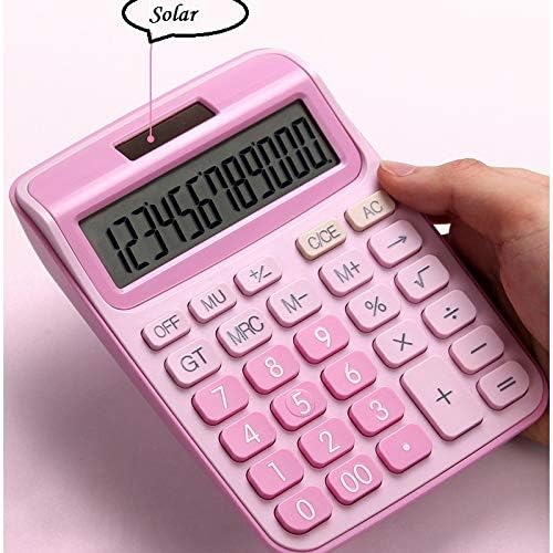 Quul 12 cifre Calculator Butoane mari Instrument de contabilitate pentru afaceri financiare butoane mari baterie și energie