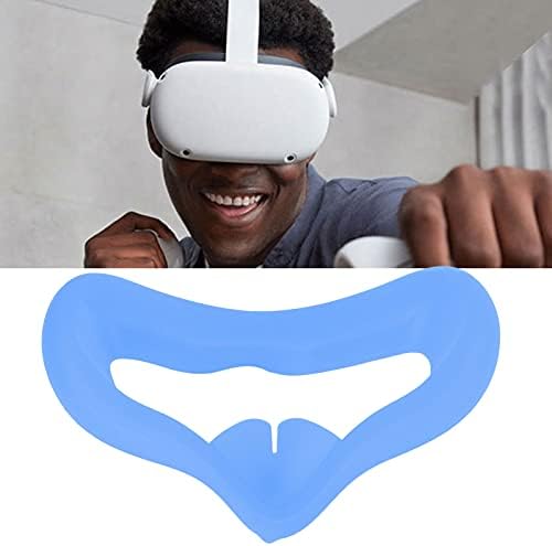 Față de față, VR Light Blocking Silicon Capac de silicon confortabil VR Silicon pentru Oculus Quest2 VR Căști