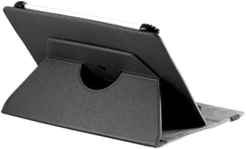 Carcasă neagră Navitech cu suport de rotație 360 ​​și stil compatibil cu tableta Alcatel 1T10 10