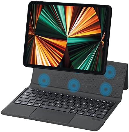 Husă pentru tastatură ini iPad pentru iPad Air Husă pentru tastatură magnetică puternică cu Touchpad combinată cu husă de protecție