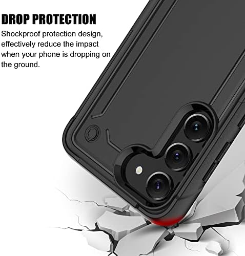 SYONER pentru carcasa Samsung Galaxy S23 Plus, husă de protecție pentru telefon rezistentă la șocuri + Protector de ecran din