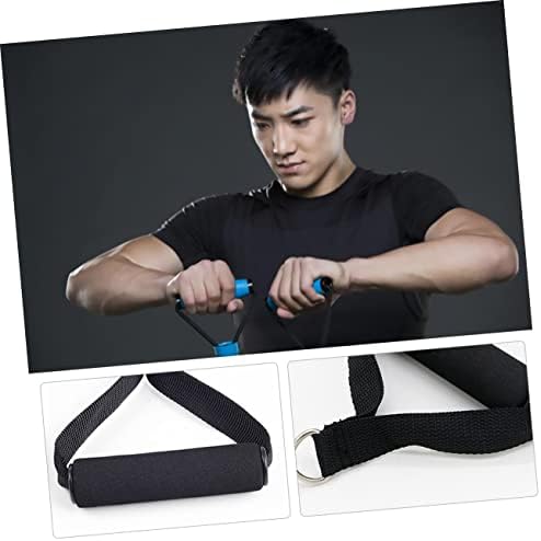 VICASKY 4PCS Benzi de rezistență la exerciții Elastice Benzi de exercițiu elastic Accesorii Yoga Atașe de cablu Atașamente