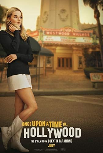 A fost odată la HOLLYWOOD 27 x40 D/S Poster de film Original o singură foaie 2019 Quentin Tarantino Margo Robbie Sharon Tate