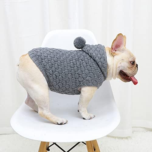 Pulover pentru câini Kayto, haine de iarnă pentru cățeluși fete pentru băieți, paltoane tricotate pentru animale de companie,