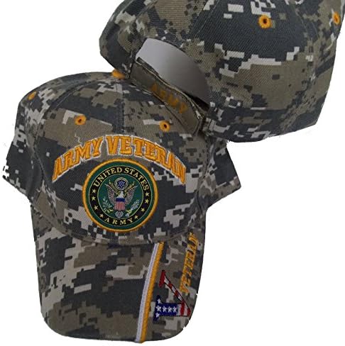 Statele Unite ale Americii Veteran V CAMO stil de Baseball brodate pălărie SUA SUA Cap