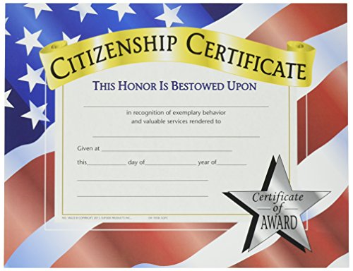 Hayes School PUBLISHING certificat de cetățenie Flipside, clar Transparent F-10, 50 lb - Buff nr. 46