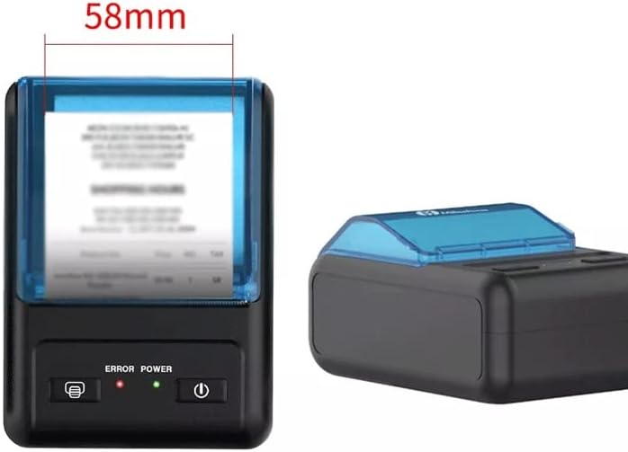 Lukeo mini imprimare termică imprimantă de bilet USB compatibilă cu imprimarea pe etichetă Android pe hârtie.