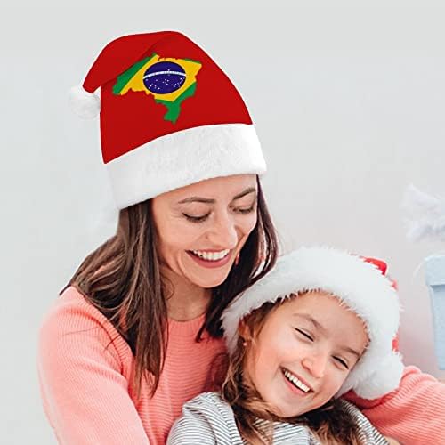 Brazilia pavilion hartă Crăciun pălărie Santa pălării Xmas copac decoratiuni vacanță Decor Cadouri pentru adulți femei Familie