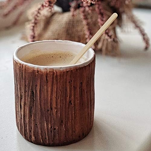JoyRay 200 Pack5. 5-Inch Agitatoare De Cafea Din Bambus Ambalate Individual Agitatoare De Băuturi De Unică Folosință Bastoane