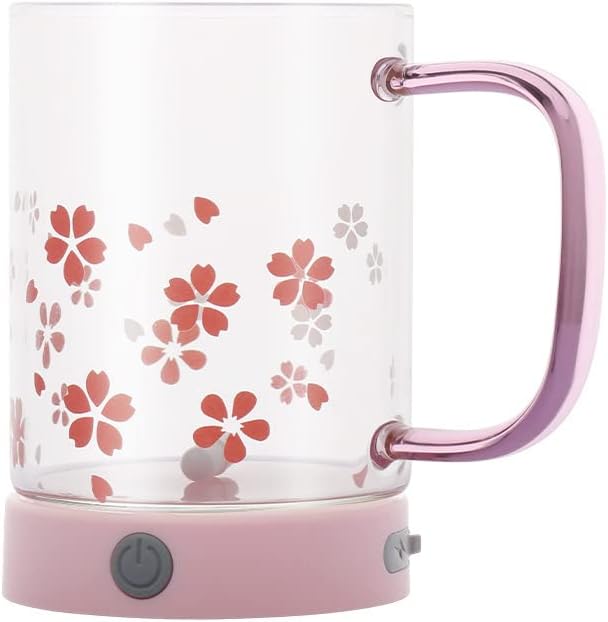 Cupa de agitare automată Jadelute, pahar borosilicat ridicat, potrivit pentru cafea, lapte, granule, sirop, pliculețe și alte
