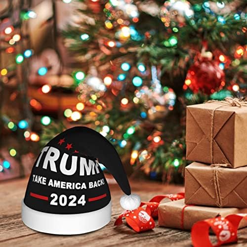 Cxxyjyj Trump 2024 ia America înapoi pălărie de Crăciun Bărbat Femeie Pălărie de Vacanță de Crăciun pălărie de vacanță Unisex