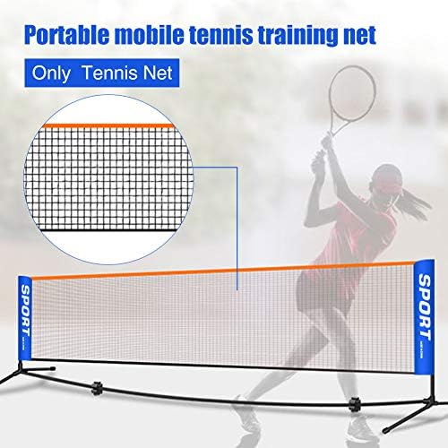 Plasă portabilă de tenis DENPETEC, plasă de Badminton pliabilă pentru a juca Pickleball, volei pentru copii,Fotbal Tenis,Tenis