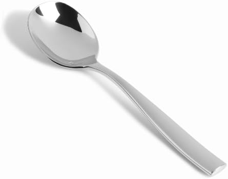 Fortessa Lucca 18/10 Spoon bouillon din oțel inoxidabil, set de 12