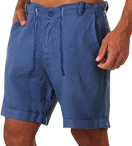 Uzură atletică pentru bărbați modă pantaloni de talie bumbac buzunare butoane butoane bărbați pantaloni scurți de vară