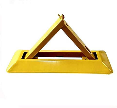 Wynwj bariere de parcare blocare parcare triunghiulară imobilizator parcare Bollard triunghiular din metal greu pentru banda