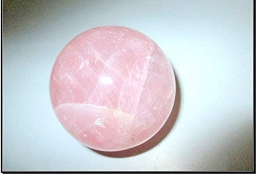 Aadhya Wellness Rose Quartz Ball Sphere piatră prețioasă cristal sculptat manual vindecare focalizare Devoțională Chakra spirituală