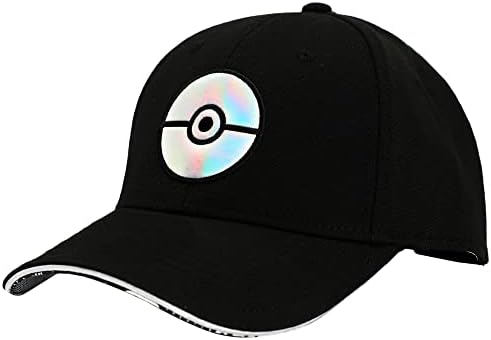 Pokémon holografic pu pokeball black elite flex hat