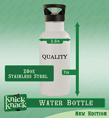 Cadourile Knick Knick au lactoză? - Sticlă de apă din oțel inoxidabil de 20oz, argint