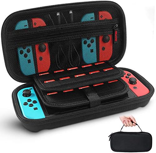 Carcasă de transport EPYY pentru Nintendo Switch, protecție hard cochilie pentru Nintendo Switch care transportă carcasă cu