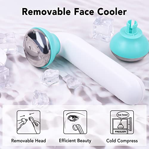 huefull 2 Pack Face Ice Roller, instrument de îngrijire a pielii cu role de față pentru ameliorarea umflăturii migrenei și