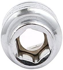 Aexit 1/4-inch pătrat mână operate instrumente unitate 7/32-inch 6 punct Impact soclu argint ton 2pcs Model:14as271qo148