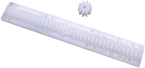 UNBGTXE P - S 1m Gears Bendable Nylon Gear Rack transmisie plastic precizie sincron D-Hole Gears 38T 10T s-PIU
