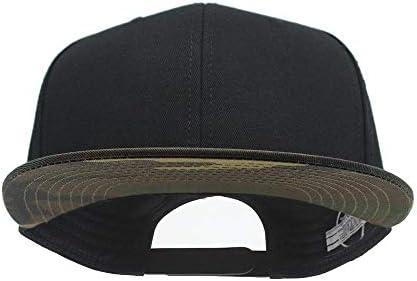 Premium Plain Cotton Twill reglabil Bill Bill Snapback Hats Caps de baseball