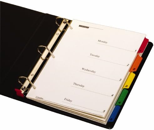 Cardinal OneStep 5-Tab Index Sistem, Numerotate 1-5, Dimensiune Scrisoare, Multi-Color
