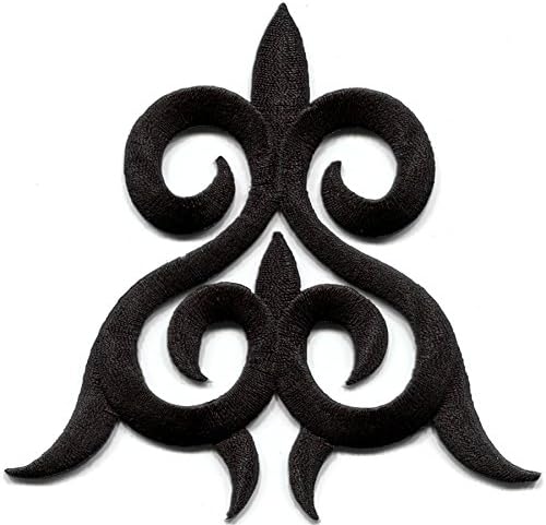 Black Trimit Fringe Boho retro chic cusut de cusut înfrumusețare brodată aplicare de fier de fier
