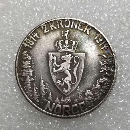 Crafturi anti -1914 Monedă norvegiană Monedă comemorativă 2282