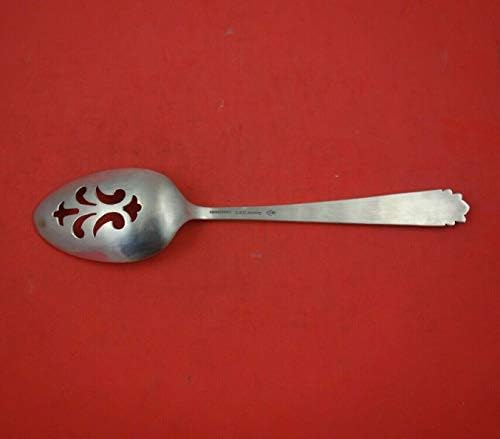 Oak Leaf de Old Newbury Crafters Sterling Silver Spoon Spoon Piercced Original
