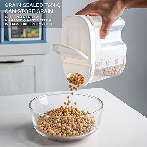 Lkyboa rezervor dozator de depozitare a cerealelor recipient etanș pentru orez cutie de depozitare a alimentelor pentru cereale