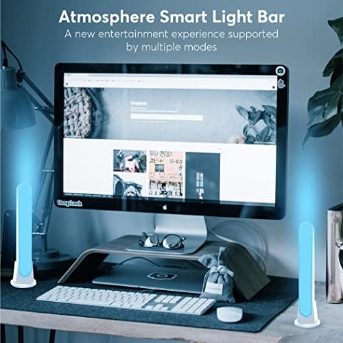 Droseți barele de lumină inteligente cu LED -uri pentru decorarea camerei de jocuri pentru PC cu moduri de scenă și muzică