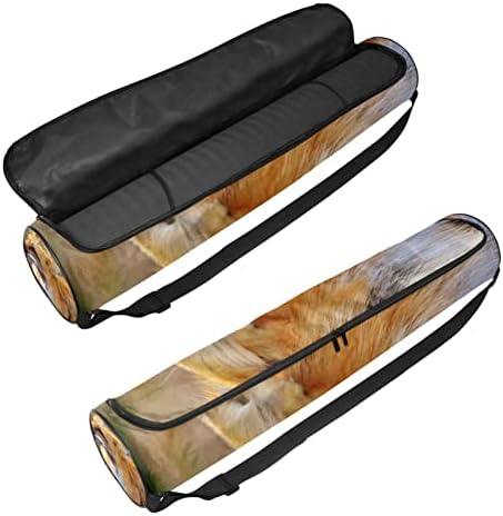 Drăguț natura pădure Yoga Mat Carrier Bag cu curea de umăr Yoga Mat Bag Gym Bag Beach Bag
