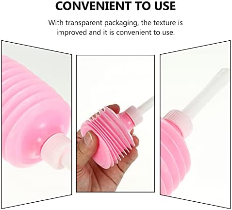 Healifty 12buc sticle Aplicator de unică folosință duș Vaginal portabil pentru femei bărbați sănătate personală 200ml Roz