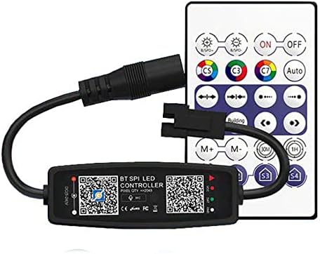 VRABOCRY WS2811 WS2812B Controller LED Muzică Bluetooth cu microfon pentru SK6812 WS2812 Pixel LED Light App 28Keys DC5-24V