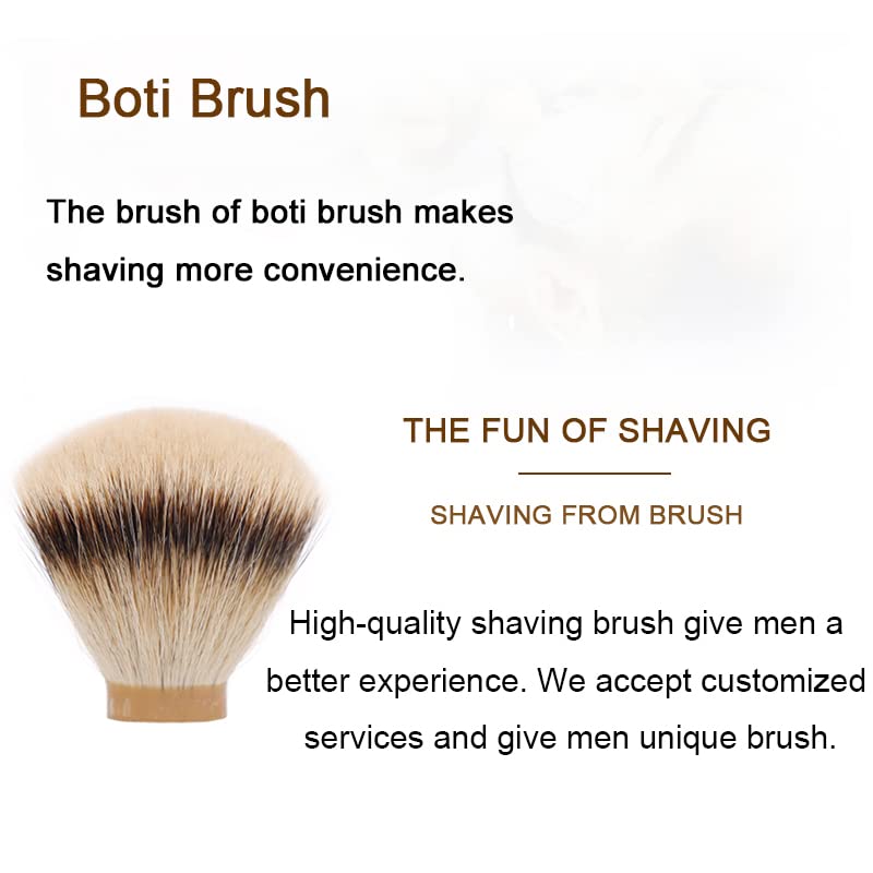 Boti Brush-SHD lider Silvertip Badger păr nod ras perie noduri Gel Tip Ventilator Bărbați barba modelarea instrument