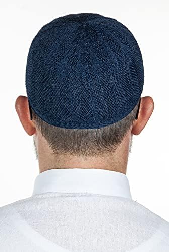 ihvan online Turc musulman tricotat pălării Kufi pentru bărbați, Taqiya, Takke, Peci, șepci islamice, cadouri islamice, Dimensiune